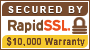 RapidSSL Site Security for your confidence.