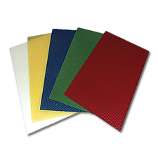 Coloured Beeswax Sheet - per 10